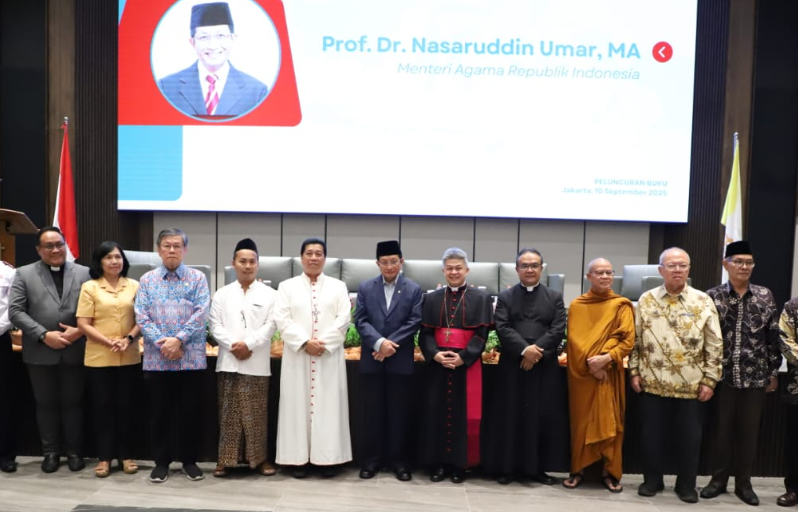 Turut Hadir dalam Peluncuran Buku Deklarasi Istiqlal, Menag Suarakan Cinta Kasih kepada Sesama